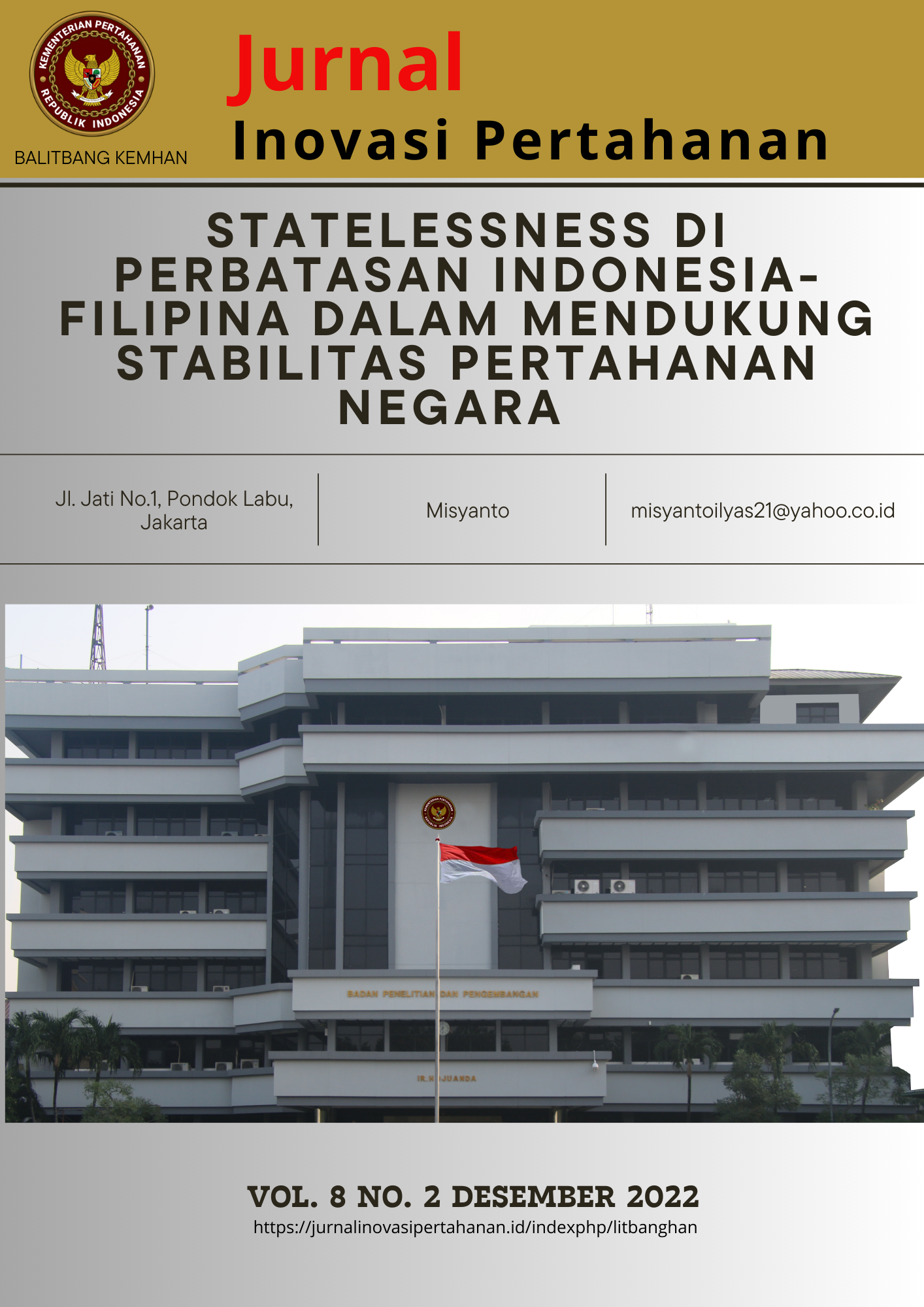 STATELESSNESS DI PERBATASAN INDONESIA-FILIPINA DALAM MENDUKUNG STABILITAS PERTAHANAN NEGARA
